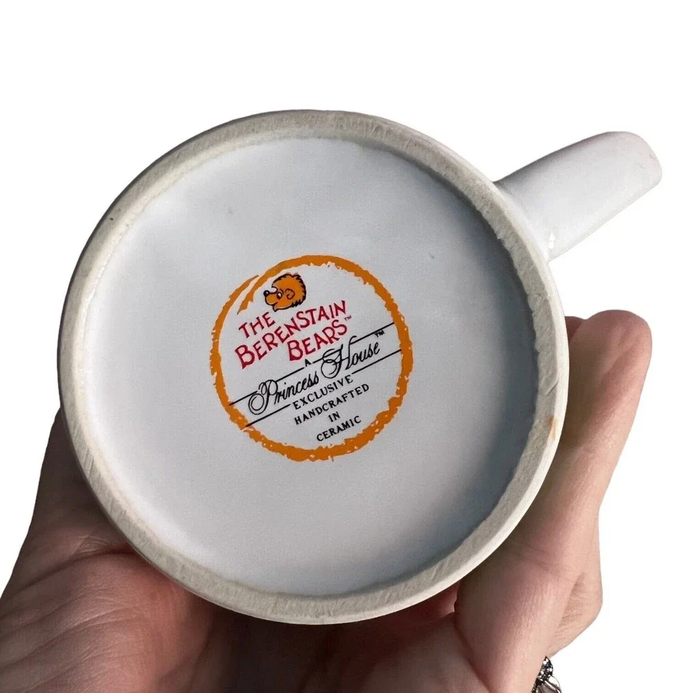 Vintage 1987 Berenstain Bears Coffee Mug Cup Cold Milk Hot Soup Princess House